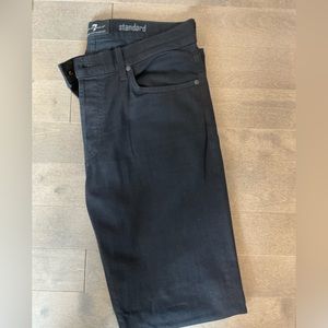 7 For All Mankind Mens Nightshade Straight Leg Jeans